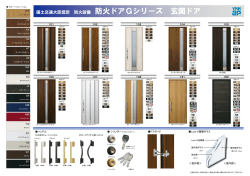 防火ドアGシリーズ 玄関ドア