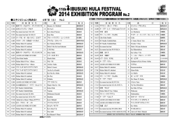 エキシビション(発表会） 6月7日（土） No.2