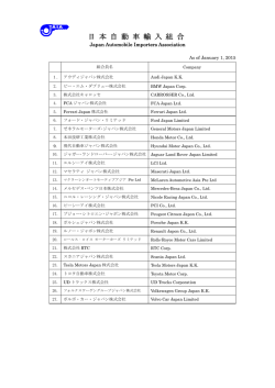 組合員名簿 - JAIA