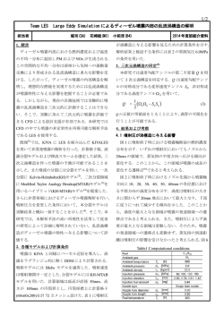 LESによる噴霧構造および燃焼過程の数値解析