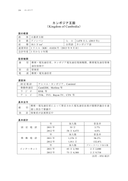 カンボジア王国 （Kingdom of Cambodia）