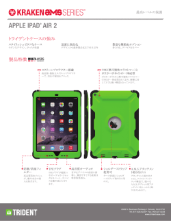 APPLE IPAD&reg; AIR 2