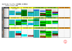 3月26～28日 SALFUS oRs交流戦日程