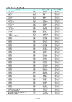 【（PRT・モニター・他I/O製品 】