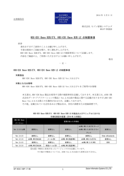 HDC-EDI Base B2B/E2X, HDC-EDI Base B2B LE の