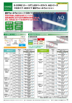 CHANGE 直付ウォールウォッシャー（110タイプ・40