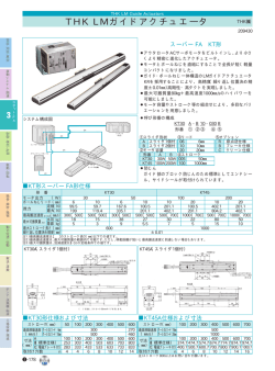 THK LMガイドアクチュエータ