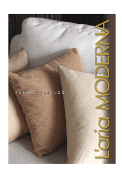 ラリアモデルナ ファブリックPDFカタログ