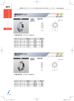 締め付けナット 締め付けナット