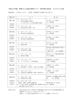 第1回 第2回 第3回 第4回 第5回 第6回