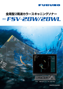 全周型2周波カラースキャニングソナー