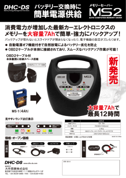 MS2 - バッテリーテスター | DHC-DS