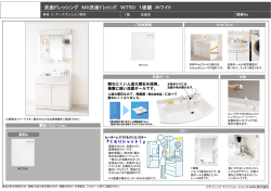 洗面ドレッシング MX洗面ﾄﾞﾚｯｼﾝｸﾞ W750 1面鏡 ホワイト
