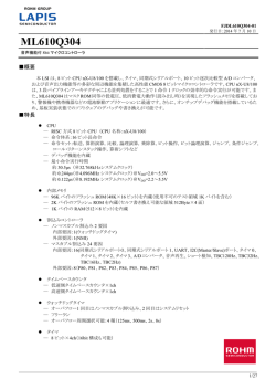 ML610Q304 - ラピスセミコンダクタ