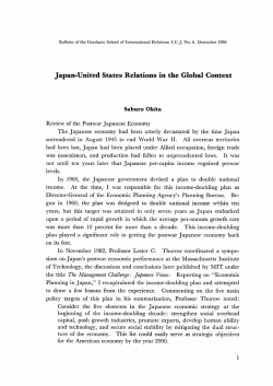 Japan-U舐ted states Reーati。ns i= the Gー。baー C。ntext