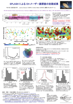 SPLASHによるOHメーザー源探査の初期成果