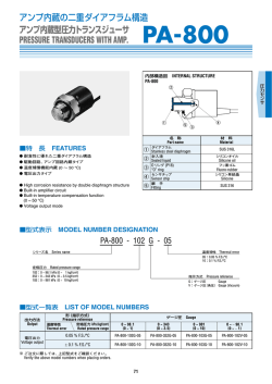 PA-800 - Copal Electronics