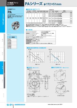 PAシリーズ &phi;172&times;51mm