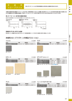 歩 道 用 スロープタイル