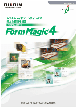 Form Magic 4 Standard Edition カタログ