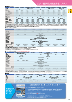 公共・産業用太陽光発電システム