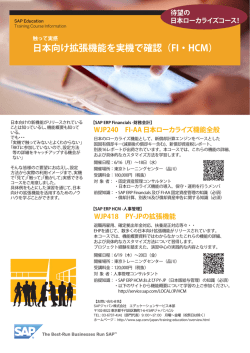 触って実感 日本向け拡張機能を実機で確認（FI・HCM）