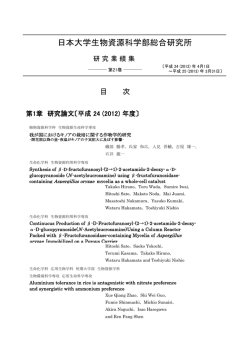 平成24年度研究業績