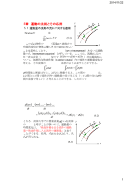 第5章 運動量の法則とその応用