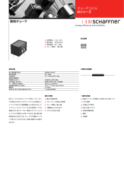 飽和チョーク チョークコイル RIシリーズ