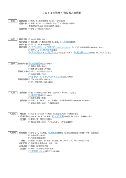 2014年 司祭・司牧者人事異動 PDF