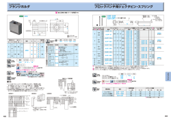 フランジホルダ ブ口ックパンチ用ジェクタピン・スプリング