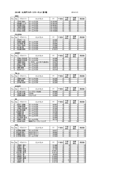 2014年 SL神戸スポーツサーキット 第1戦