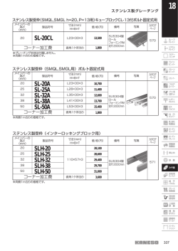 SL-20A SL-25A SL-32A SL-38A SL-50A SL-20CL SLH-20 SLH-25