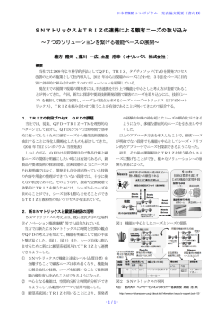 TRIZ（発明問題解決の理論）の紹介 --