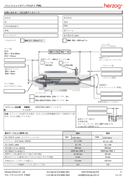 マシンシャットオフノズル(タイプSN) お問い合わせ・ご注文用データシート