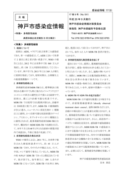 特集＞多剤耐性結核（PDF形式：375KB）