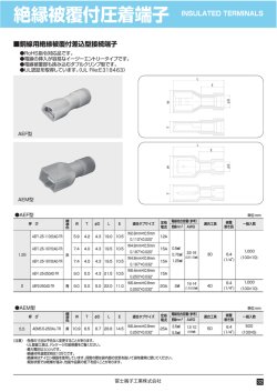 絶縁被覆付圧着端子
