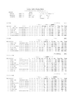 J5 Code J4 J5 Turn Air Time Pts Total 31.2 1.4 1.4 S 1.2 1.2 S 31.3