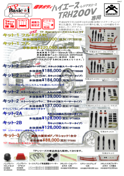 ﾊｲｴｰｽバン TRH200