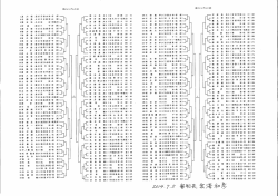 男女個人戦組合せ