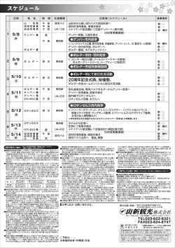 ボルダー市への市民訪問団チラシ（裏）