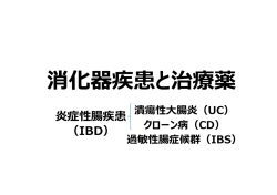 消化器疾患と治療薬