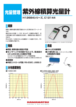 光量管理 紫外線積算光量計
