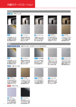 外観カラーバリエーション