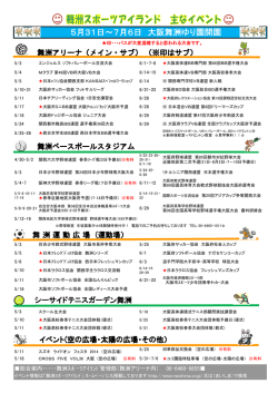 コチラ - 舞洲スポーツアイランド