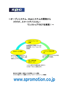 リーフレット(pdf) - システム・プロモーション