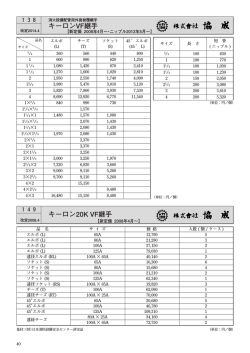 キーロンVF継手 キーロン20K VF継手