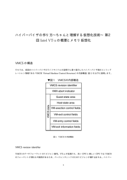 ハイパーバイザの作り方&sim;ちゃんと理解する仮想化技術&sim; 第2 回 Intel