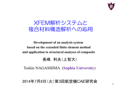 講演スライド - Mechanics of Composite Materials : Okabe Laboratory