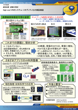 今後と展望 これまでの課題と、現状分析 さまざまアプリでのVR利用整備